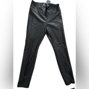 White House Black Market Black Runway Faux Leather‎ Leggings